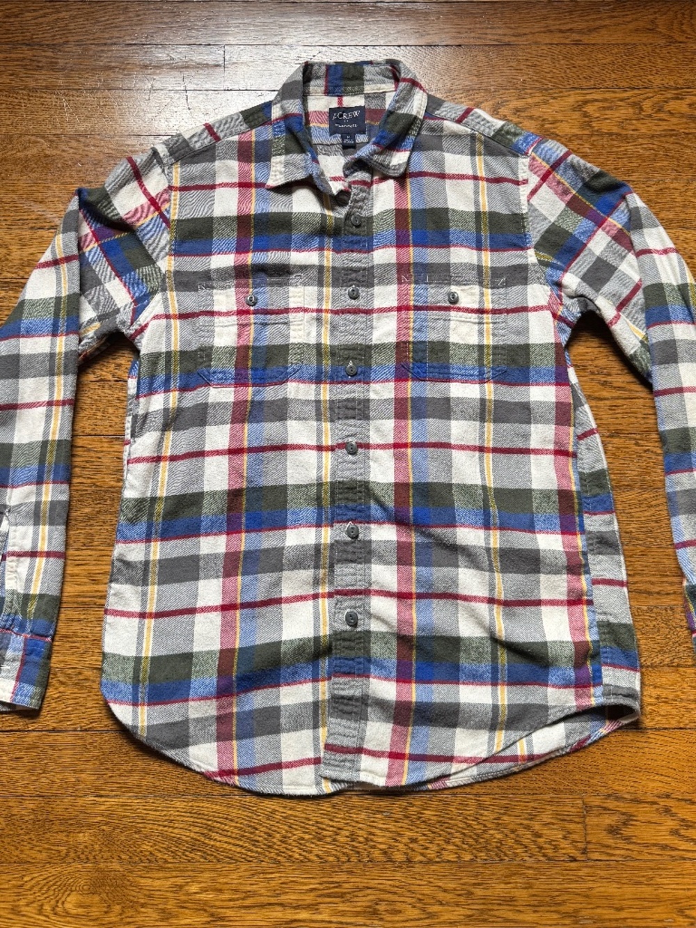 J. Crew Flannel Multicolored Size Medium